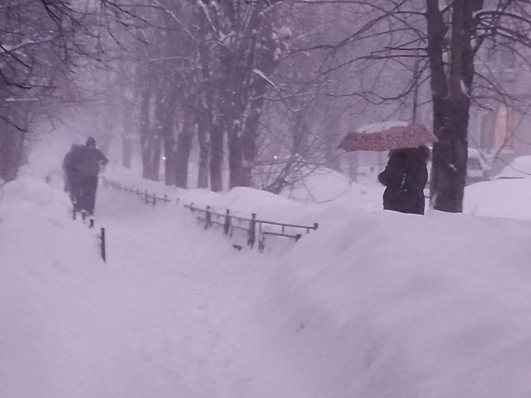 В Подмосковье бушует сильнейшая метель
