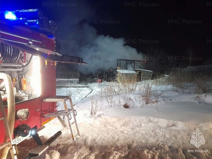 В СНТ под Иркутском на пожаре погибла женщина