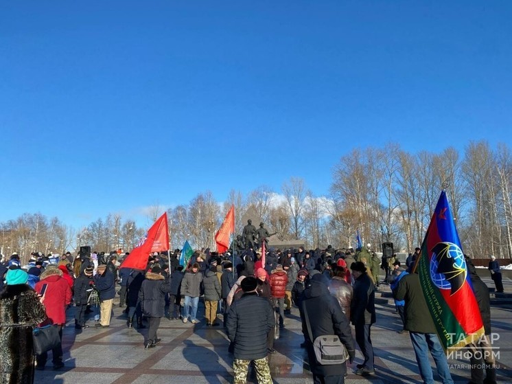 В Казани отметили митингом 35-летие вывода войск из Афганистана