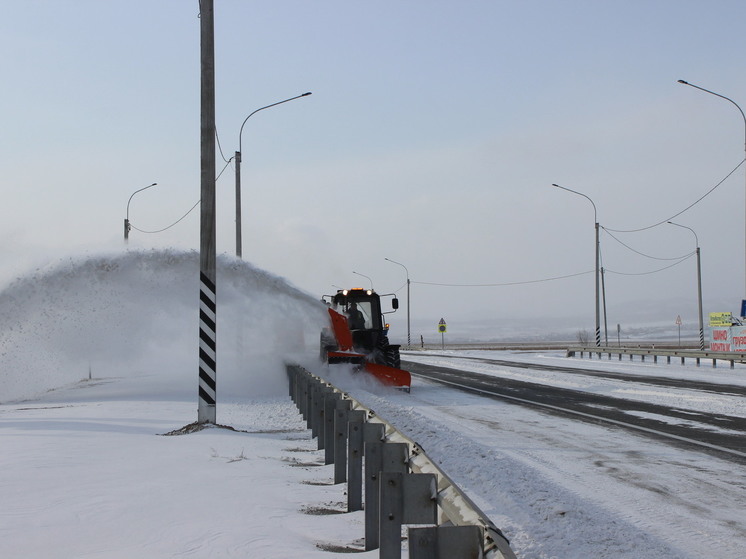 Водителей предупредили об ухудшении дорожной обстановки в Забайкалье из-за снега