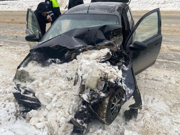 В ДТП в Клепиковском районе пострадал водитель Chevrolet