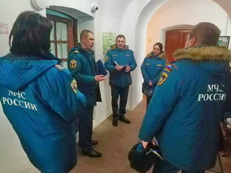 На базе музея Хмелита прошли обучение инспекторы пожарного надзора