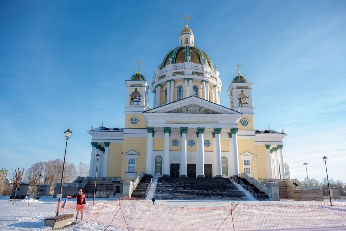 Храм кафедральный собор Новочеркасский зимний