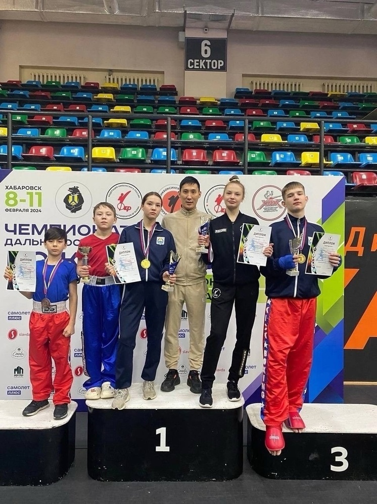 Бурятия взяла 6 золотых медалей на Чемпионате ДФО по кикбоксингу