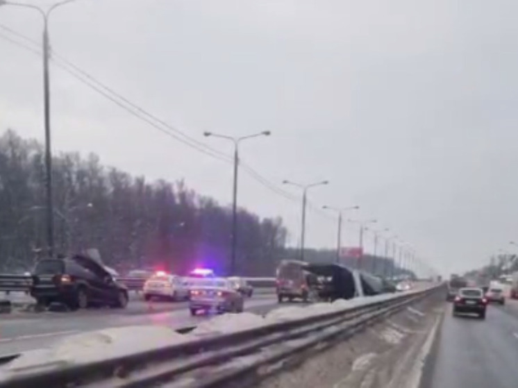 Жесткое ДТП произошло на Симферопольском шоссе под Подольском