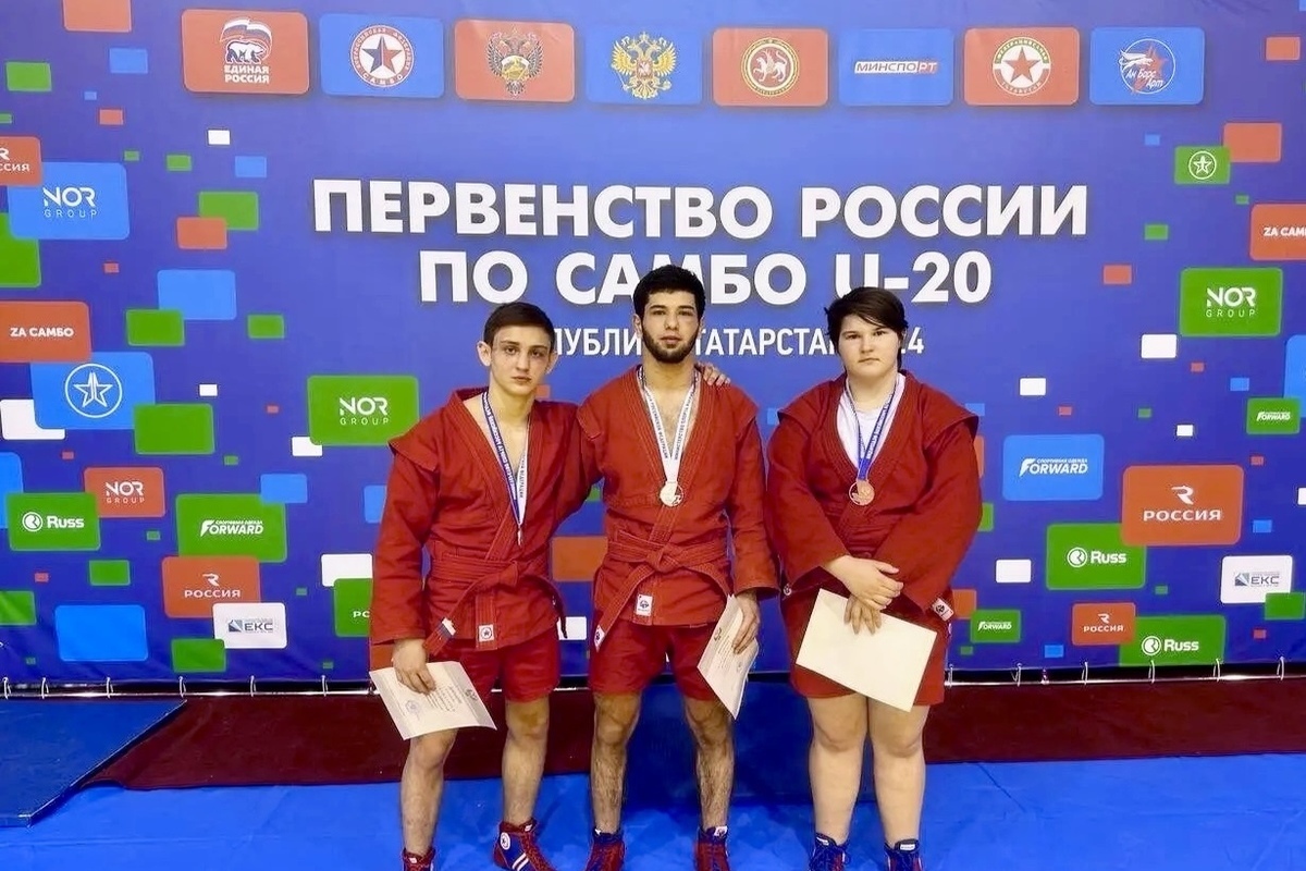 Krasnodar sambo wrestlers won six medals at the Russian Championship