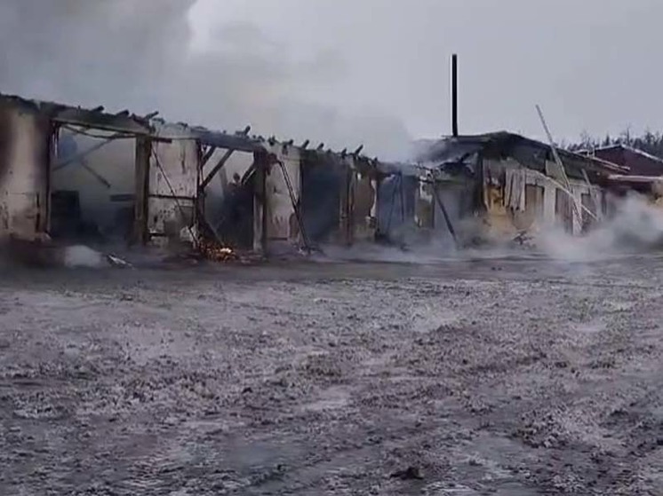 В посёлке Магистральном в гараже сгорело восемь машин