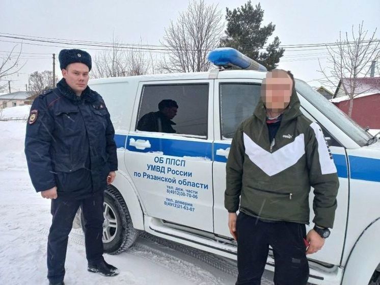 На улице Чапаева в Рязани остановили пьяного водителя без прав