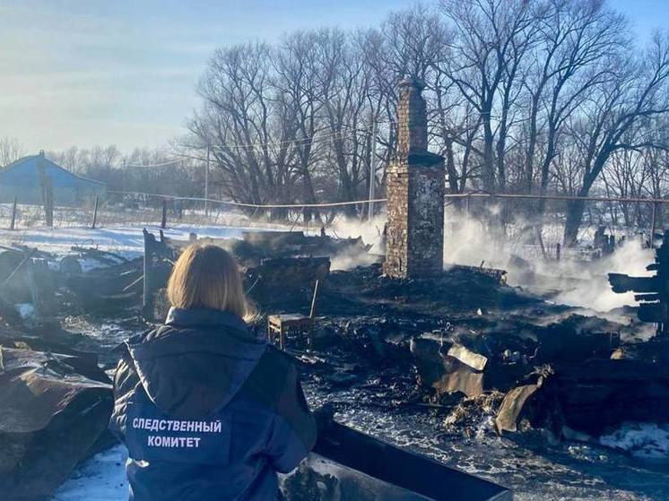 В Екатериновском районе при пожаре погибла женщина