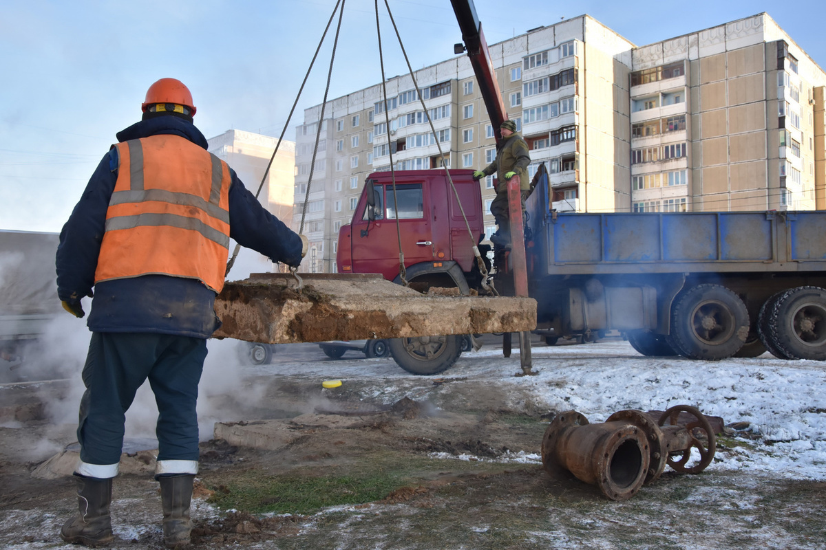 Костромские теплоэнергетики устранили 10 повреждений на теплосетях