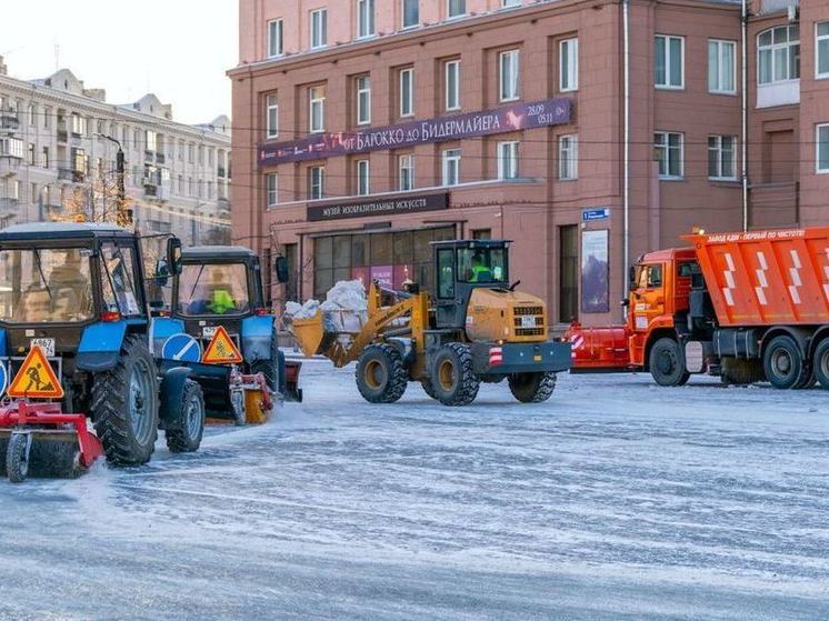 Более 13 тысяч кубометров снега вывезли за ночь из Челябинска
