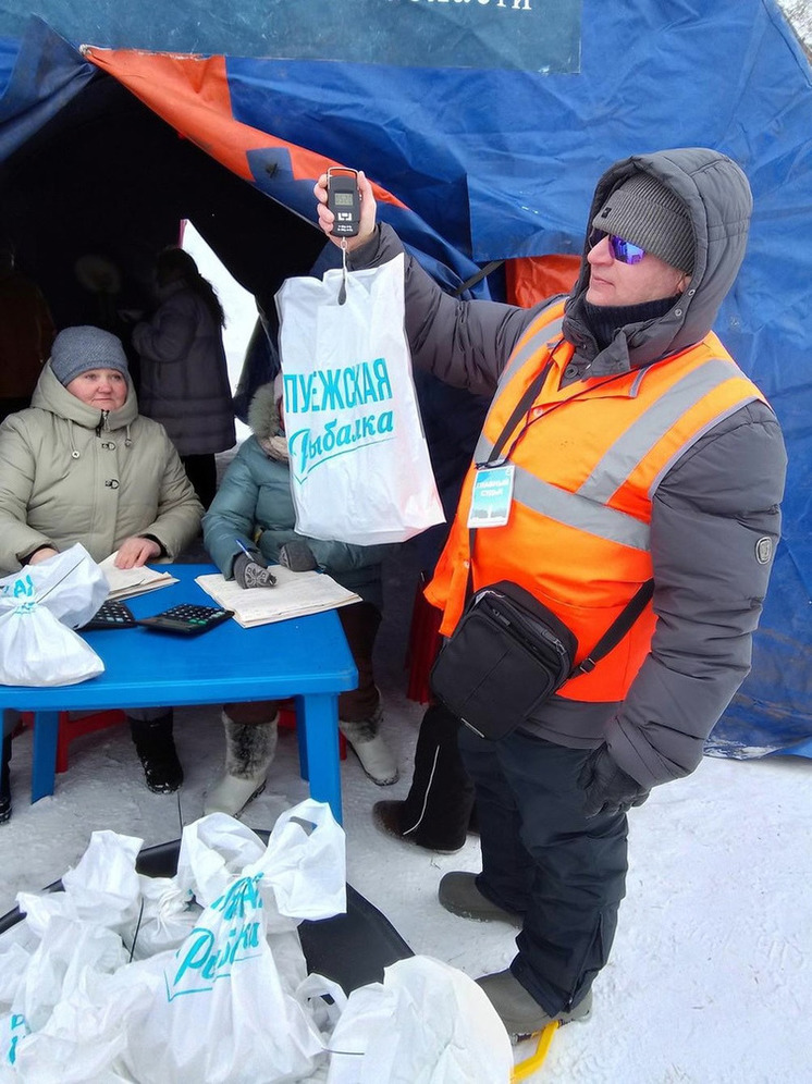 В Пучежском районе прошли традиционные соревнования по подлёдному лову рыбы