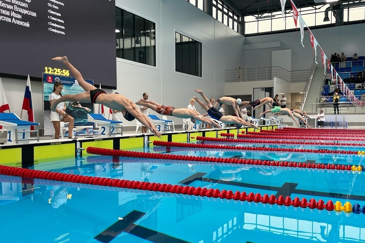Swimmers from the Zaporozhye region took part in the Championship of the Republic of Crimea