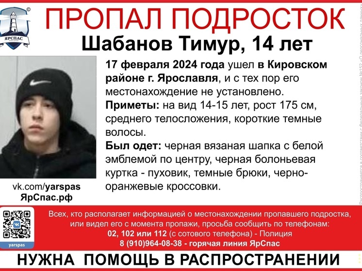 Юные бунтари: в Ярославской области пропал еще один подросток