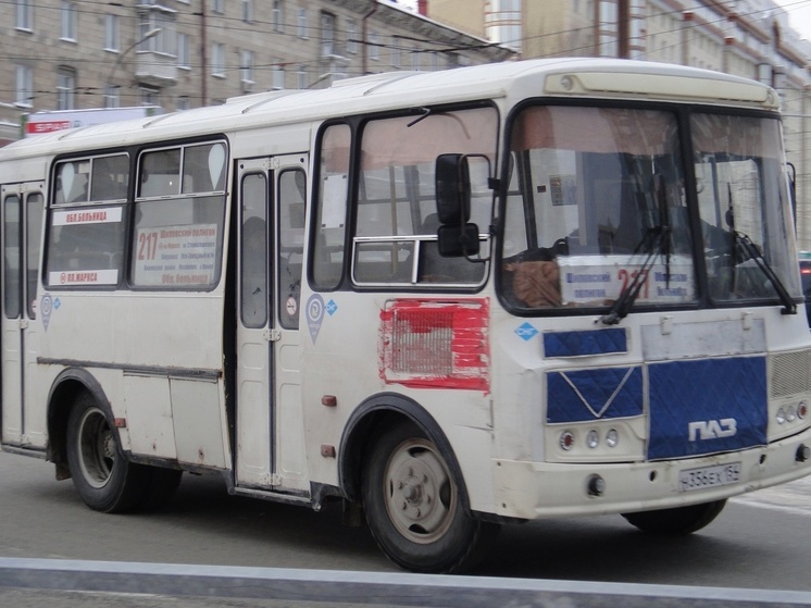 Жители Новосибирска жалуются в мэрию на закрытые передние двери маршруток