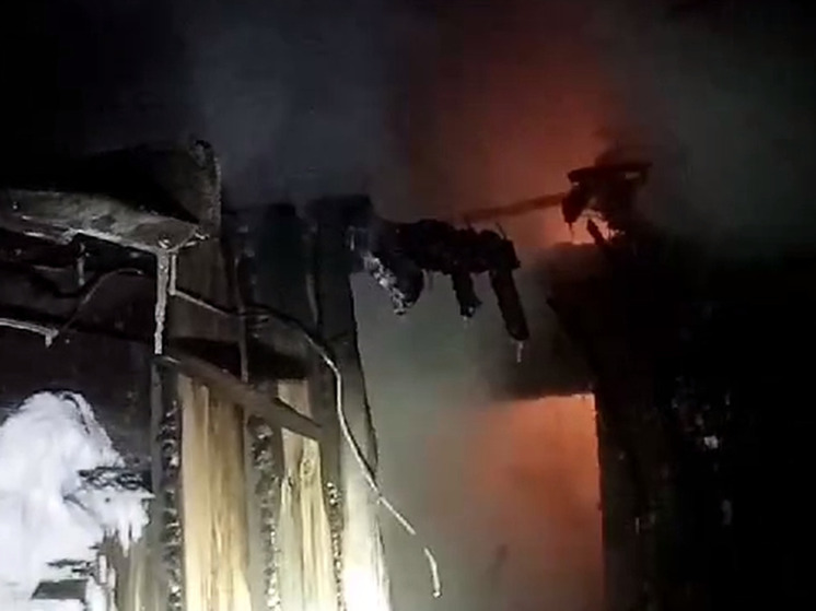 Мужчина погиб на пожаре в 2-квартирном доме в одном из сёл Омской области
