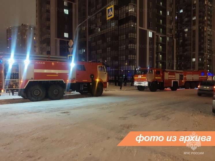 Легковушка и микроавтобус загорелись в Кудрово утром 19 февраля