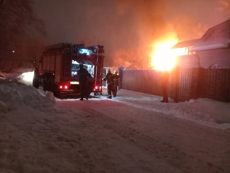 В Вяземском районе сгорел частный жилой дом