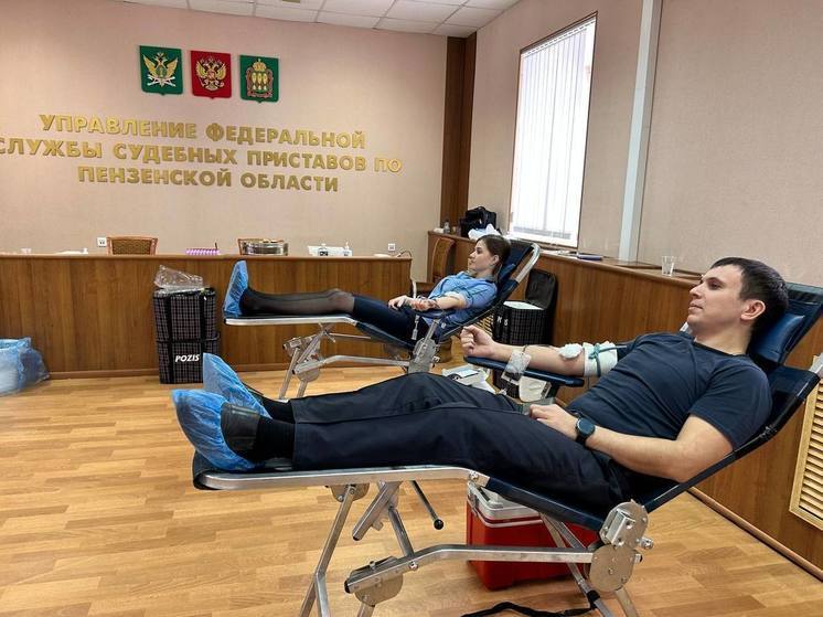 В Пензе прошла акция «Донор в погонах»