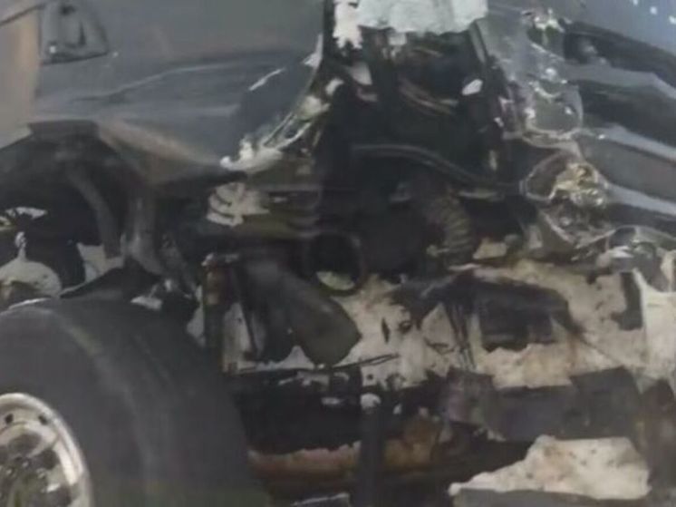 На Новорижском шоссе столкнулись фура и «ГАЗель»