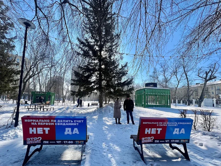 Жители Барнаула смогут необычным способом ответить, нормально ли зимой назначать первое  свидание в парке и делить на нем счет