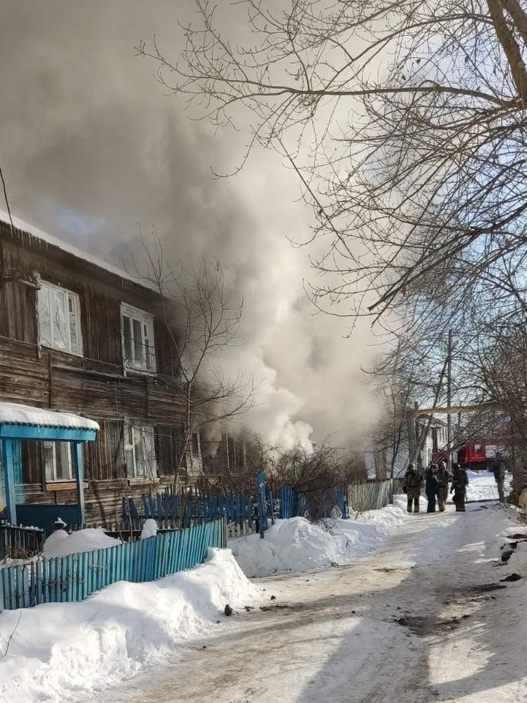 В Тюмени пожар по ул. Камчатской