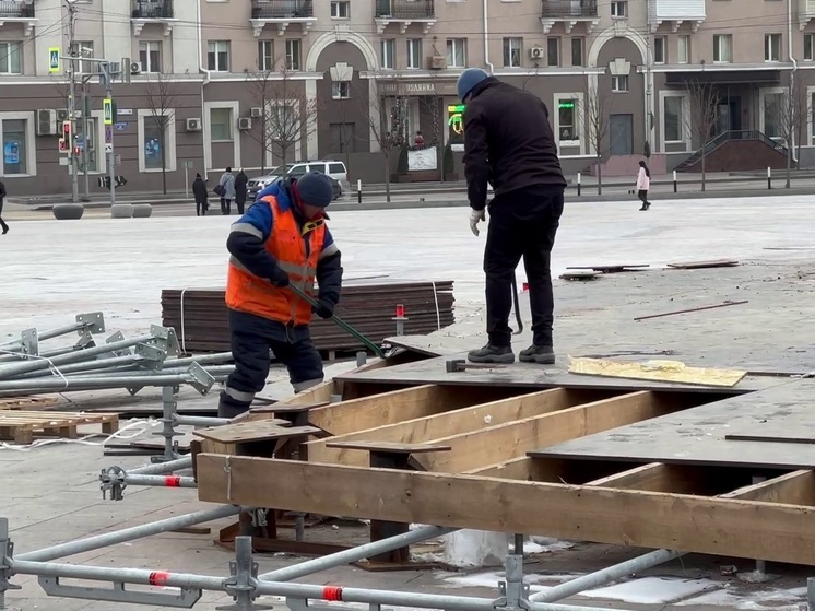  Белгородцам рассказали, когда уберут каток с Соборной площади