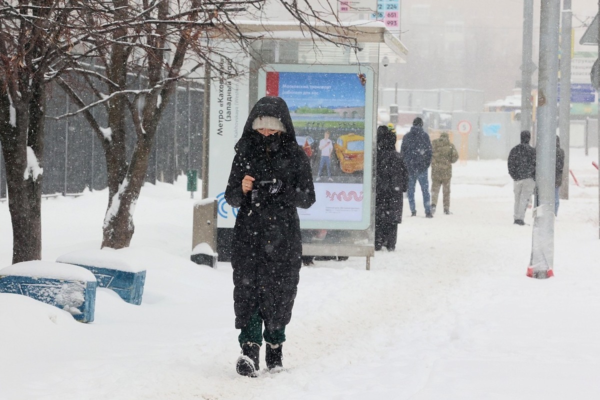Muscovites were promised frosts of minus 15 degrees in March