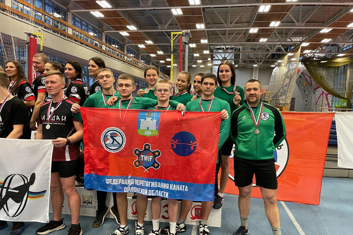 Oryol residents won bronze medals at the tug-of-war tournament