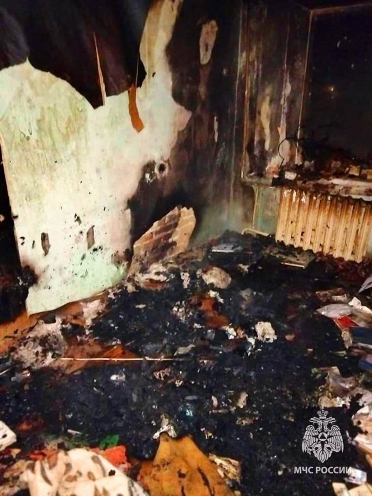 В ГУ МЧС по Курской области раскрыли подробности гибели мужчины при пожаре