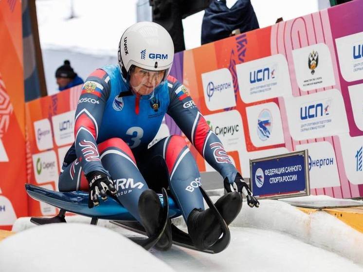 На чемпионате России по санному спорту у Подмосковья 5 медалей