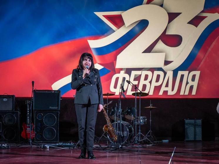 В Геническе прошел концерт, приуроченный Дню Защитника Отечества