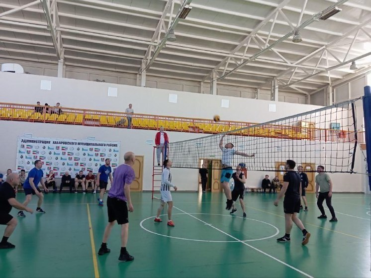Соревнования по волейболу среди пожарных прошли в Хабаровском крае