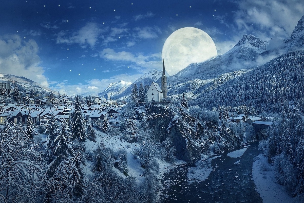 Astronomers have named the feature of the “Snowy” full moon on February 24, 2024