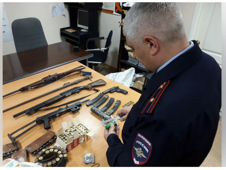 Дагестан: Полиция изъяла оружие и боеприпасы