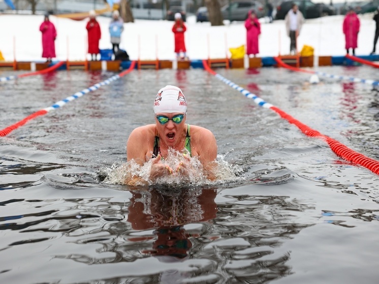 В Петербурге в соревнованиях по зимнему плаванию участвуют 440 спортсменов