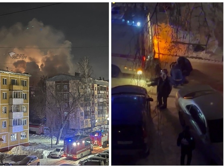 Два человека погибли при пожаре в пятиэтажке на Андриена Лежена в Новосибирске