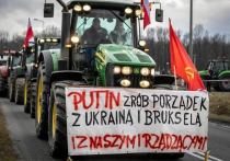 В Польше официально предъявлено обвинение фермеру, который прикрепил на свой трактор плакат с призывом к президенту России