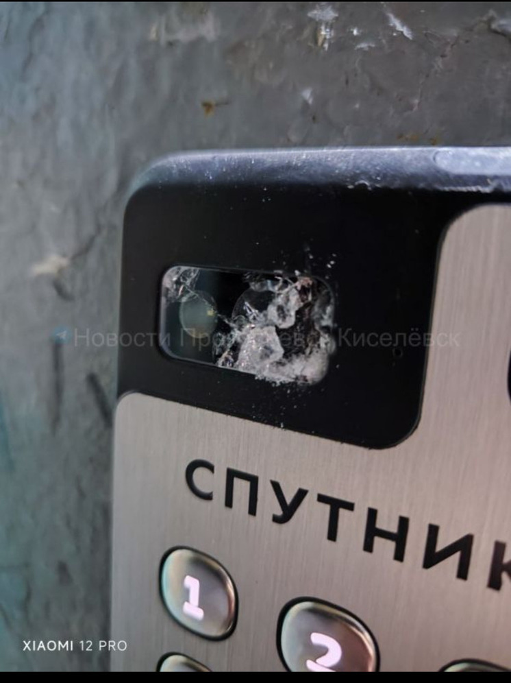 Соцсети: подростки с «оружием» повредили домофон в кузбасском городе