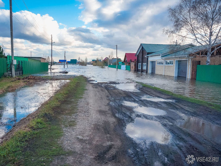 Более 70 домов в кузбасском городе могут быть затоплены