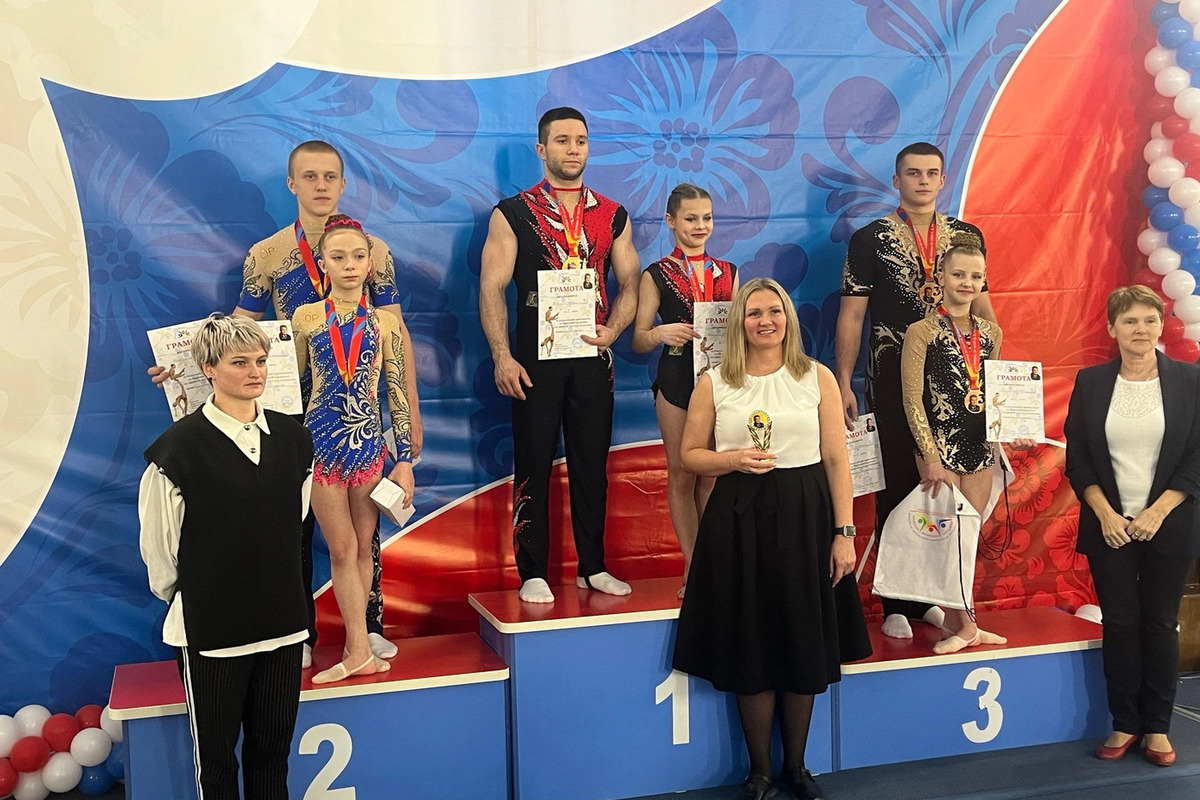 Oryol acrobats won prizes at the All-Russian competitions in Voronezh