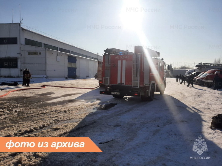 Гараж сгорел в Сертолово 26 февраля