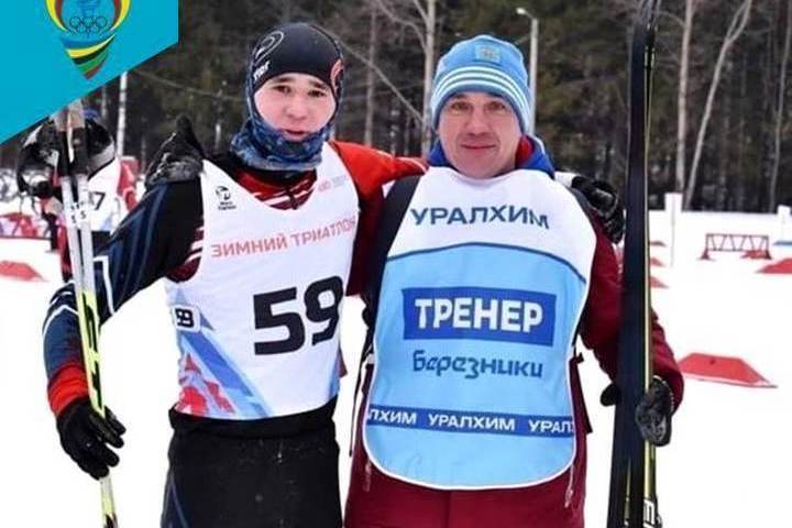 An athlete from Chuvashia won silver at the Russian Winter Triathlon Championship