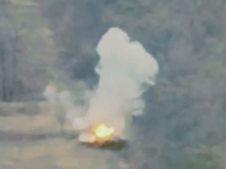 Минобороны показало видео срыва дронами попытки ВСУ форсировать Днепр у Крынок
