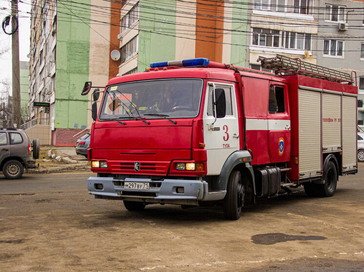 В Тульской области произошло 4 пожара за сутки