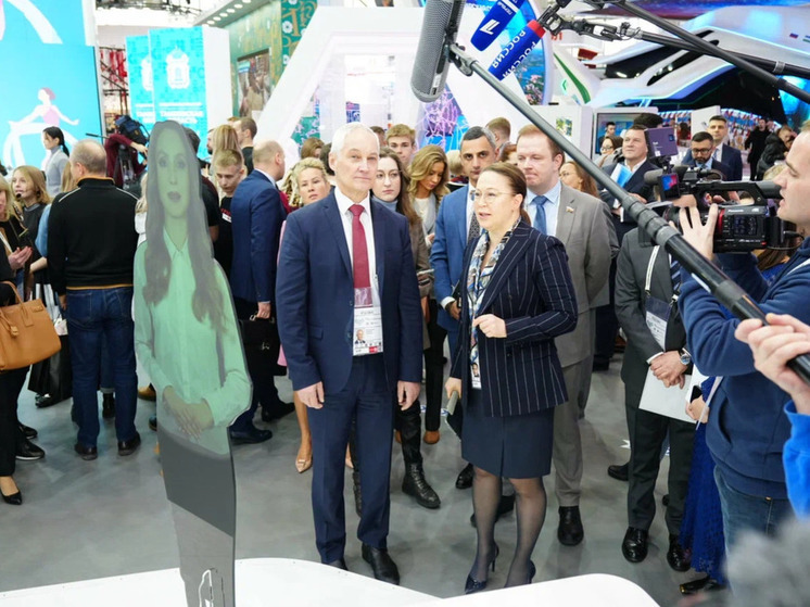 Первый вице-премьер РФ Андрей Белоусов посетил стенд Подмосковья на выставке «Россия»