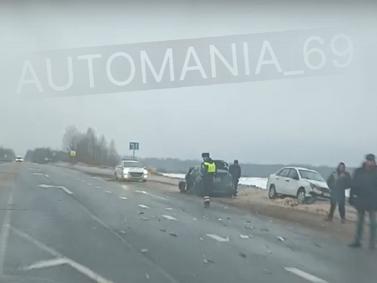 В Тверской области на трассе «Москва-Рига» массовая авария