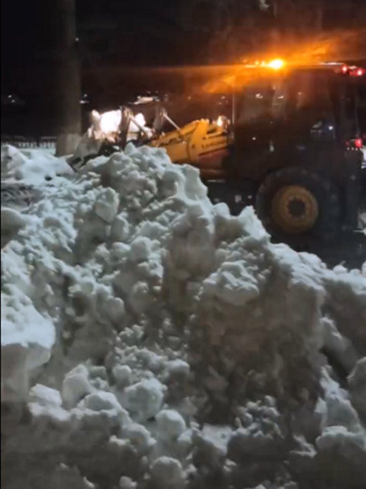 Ярославцев возмутил вывоз снега с газонов на Волжской Набережной