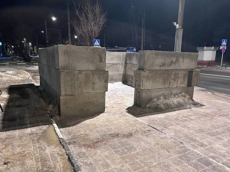 В Белгороде наказали подростка, разрисовавшего бетонные блоки у остановки