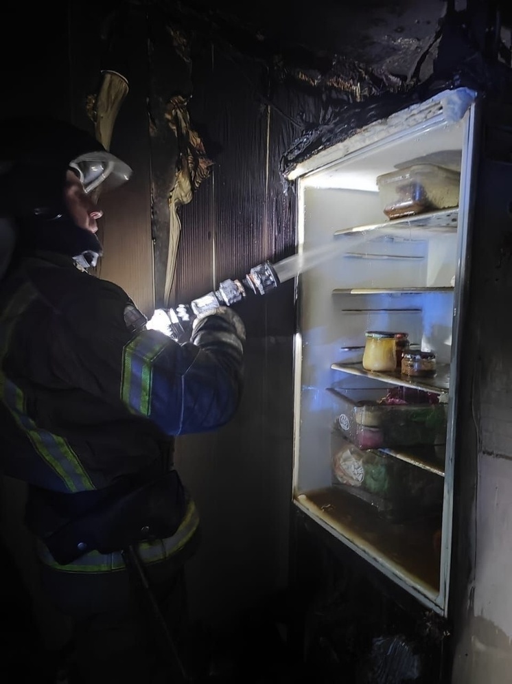 Спасатели потушили пожар в Балакирево Александровского района